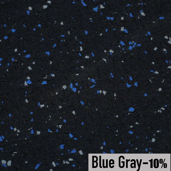 8mm Acculok Interlocking Rubber Tiles BLUE GRAY 24"x24" CENTER