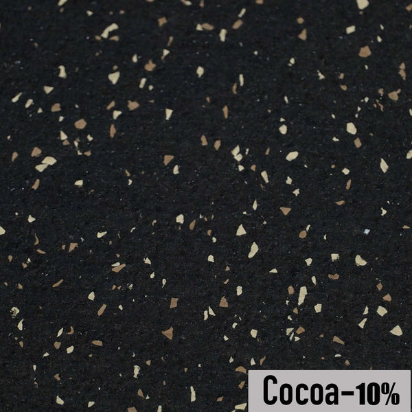 8mm Acculok Interlocking Rubber Tiles COCOA 24"x24" CENTER