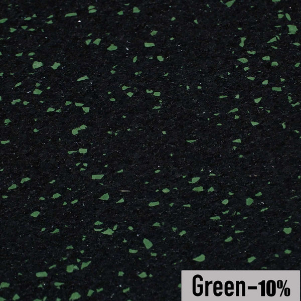 8mm Acculok Interlocking Rubber Tiles GREEN 24"x24" CENTER