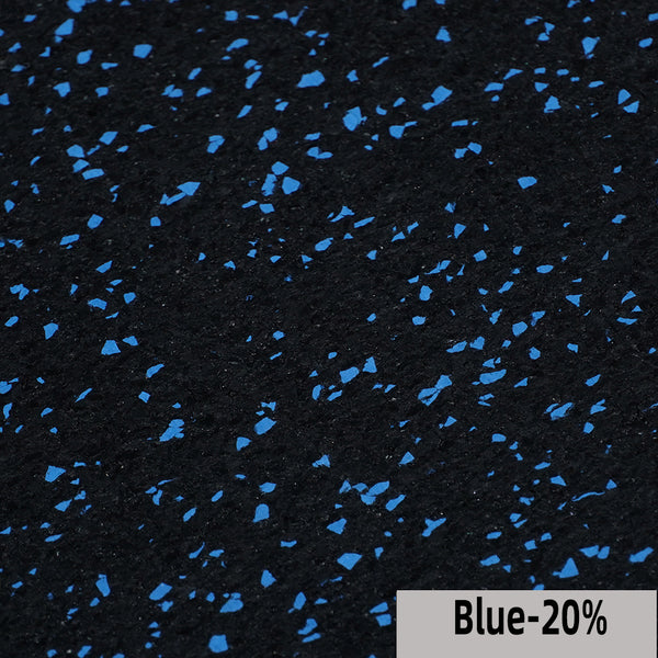 8MM Brute Pre-Cut Rubber Rolls Blue-20% 8mm