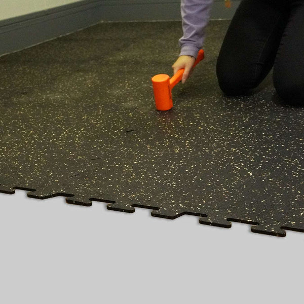 3/8" Rugged Interlocking Rubber Tiles
