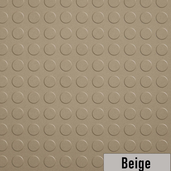 Coin ToughFlex Garage Tile Beige 20.5"x20.5"x5mm 5mm