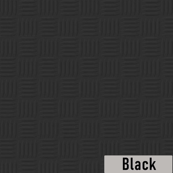 Hidden Seal Marquis Tiles Black 17.68"x17.68" 6.5mm