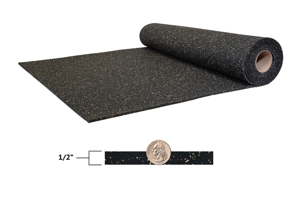1/2" Gladiator Custom Cut Rubber Rolls