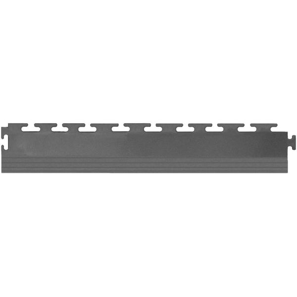 Textured ToughFlex Tile Edges - 4pk Drak Gray 2.5"x20.5" 5mm