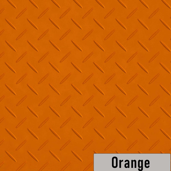 Diamond ToughFlex Garage Tile Orange 20.5"x20.5" 5mm