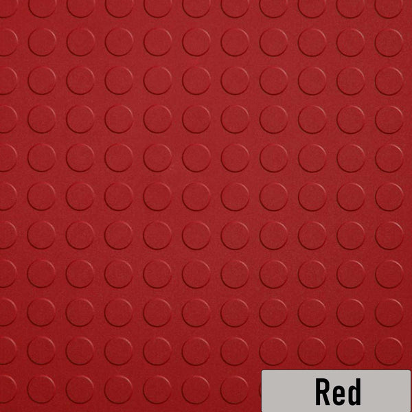Coin ToughFlex Garage Tile Red 20.5"x20.5"x5mm 5mm