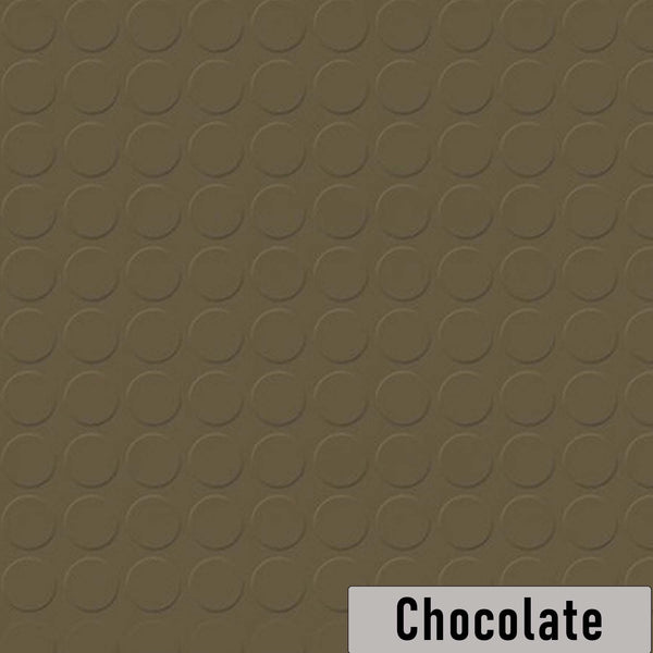 Hidden Seal Stud Tiles Chocolate 17.68"x17.68" 6.5mm