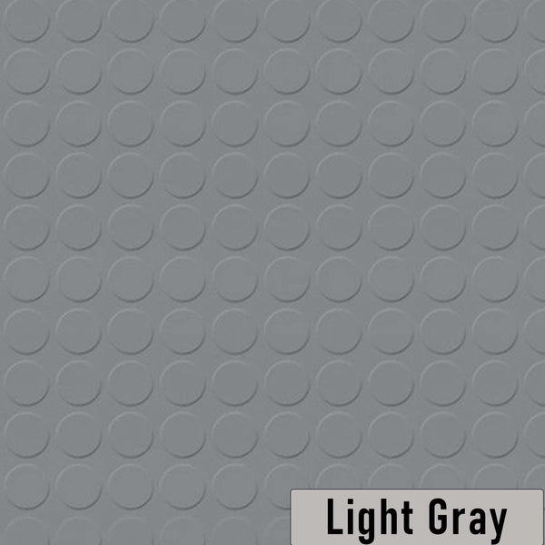 Hidden Seal Stud Tiles Light Gray 17.68"x17.68" 6.5mm