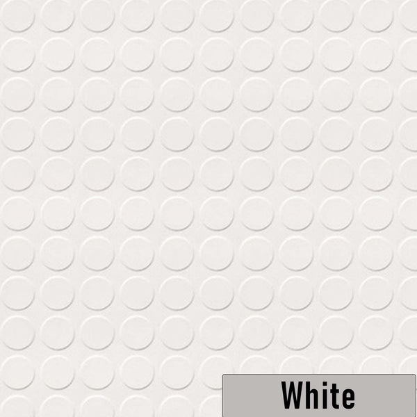 Hidden Seal Stud Tiles White 17.68"x17.68" 6.5mm