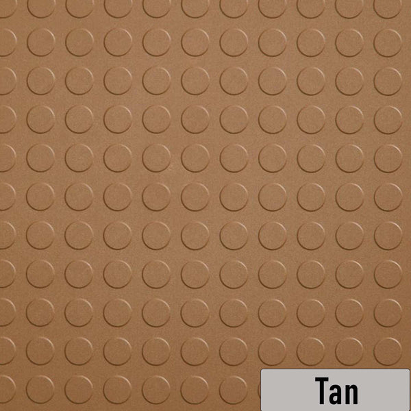 Coin ToughFlex Garage Tile Tan 20.5"x20.5"x5mm 5mm