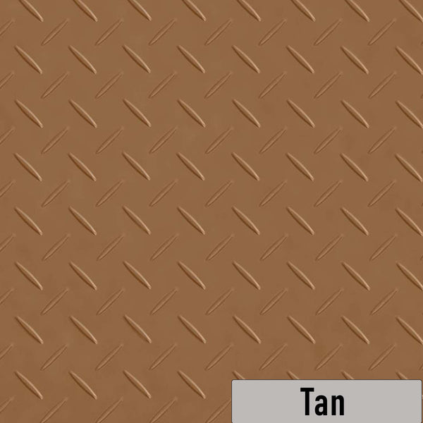 Diamond ToughFlex Garage Tile Tan 20.5"x20.5" 5mm