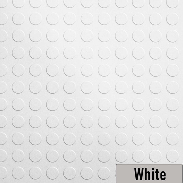 Coin ToughFlex Garage Tile White 20.5"x20.5"x5mm 5mm