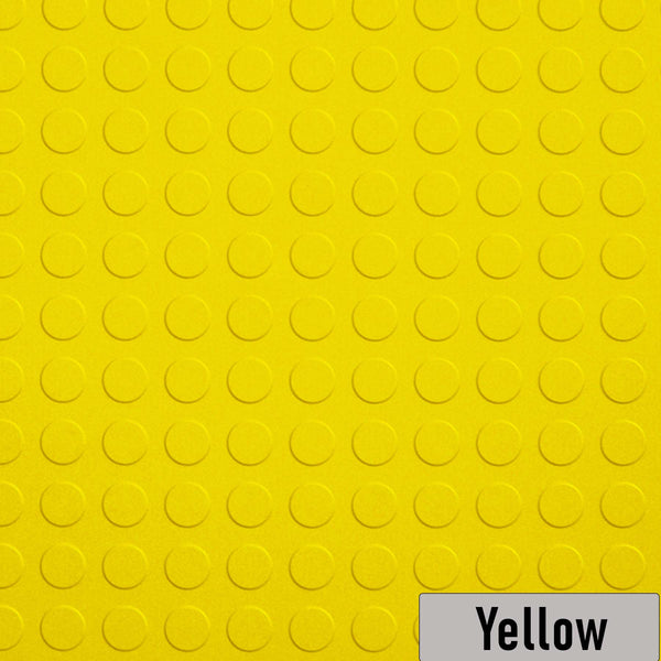 Coin ToughFlex Garage Tile Yellow 20.5"x20.5"x5mm 5mm